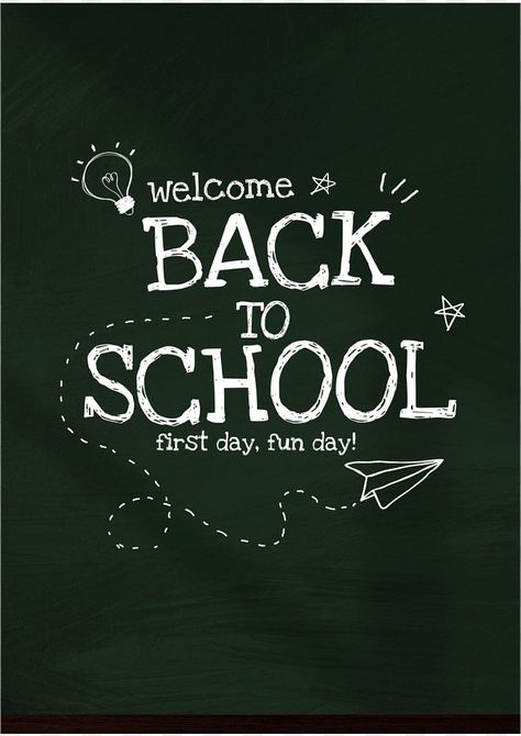 Back to school poster template, cute education | premium image by rawpixel.com / Sasi Welcome Back To School Quotes, Back To School Poster Design, Office Motivational Quotes, Chalkboard Welcome, Back To School Bash, Back To School Poster, Back To School Quotes, Template Cute, Welcome To School