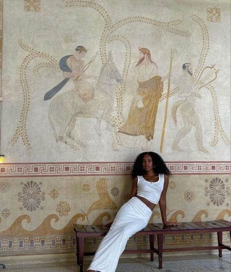 Museum Meet up | Melanin Adorned Elegant White Aesthetic, White Aesthetic Travel, Aesthetic Vacation, Black Femininity, Instagram Content, Travel Outfits, Aesthetic Travel, Travel Instagram, North Africa