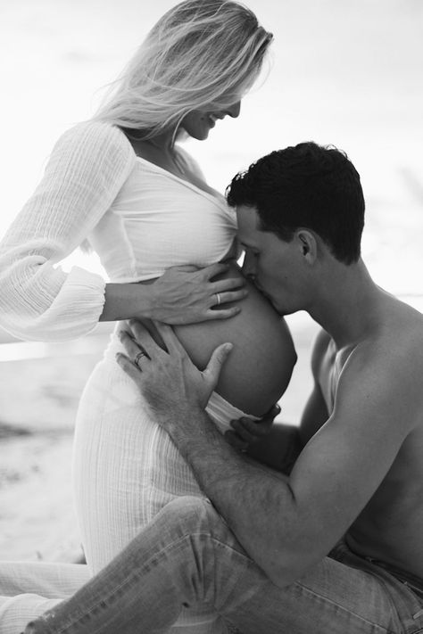 Cute Maternity Session Ideas |  fine line tattoo ideas for couples Pregnancy Photoshoot Beach, Maternity Session Ideas, Beautiful Maternity Photos, Tattoo Ideas For Couples, Maternity Shoot Beach, Sunset Maternity Photos, Summer Maternity Photos, Beach Maternity Pictures, Fine Line Tattoo Ideas