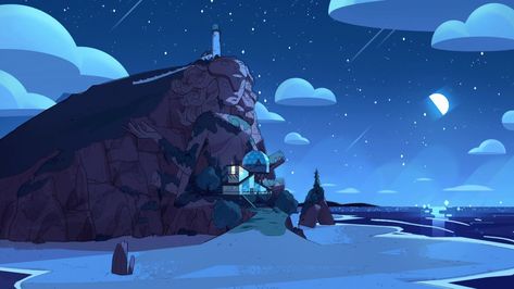 Steven Universe Background, Shark Photos, Steven Universe Wallpaper, Universe Art, Cartoon Background, Animated Drawings, Art Style Inspiration, Animation Background, Visual Development