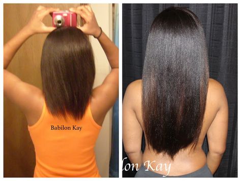 Journey To Waist Length - Four Simple Rules  Read the article here - https://blackhairinformation.com/growth/hair-growth/journey-to-waist-length-four-simple-rules/ Hair Journey Growth, 1 Year Hair Growth, Long Relaxed Hair, Natural To Relaxed Hair, Relaxed Hair Journey, Natural Hair Journey Growth, Healthy Black Hair, Healthy Relaxed Hair, Black Hair Growth