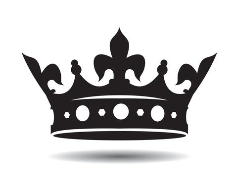 King Black, Black Crown Tattoo, King Png, Vector Tattoo Design, Crown Black, Black Crowns, Logo King, King Crown Design, Crown Queen