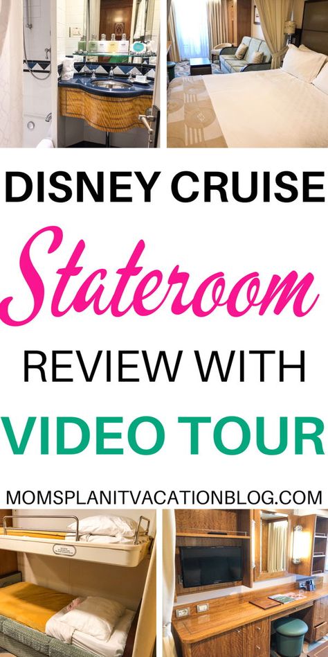 This is a detailed review of a Family Oceanview Stateroom with Verandah on Disney Cruise Line. It includes tons of pictures and a video tour of our room on the Disney Magic, and it comes complete with packing and organization tips for your cabin! Disney Wish Cruise Ship Rooms, Disney Cruise Rooms, Disney Magic Cruise Ship, Cruise Rooms, Disney Magic Cruise, Disney Cruise Vacation, Disney Cruise Ships, Disney Ships, Western Caribbean