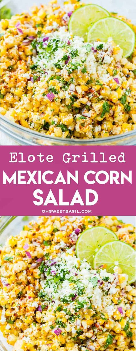 Grilled Mexican Corn, Grilling Corn, Grilled Sweet Corn, Salad Cucumber, Mexican Corn Salad, Corn Salad Recipes, Spicy Seasoning, Mexican Corn, Diner Recept