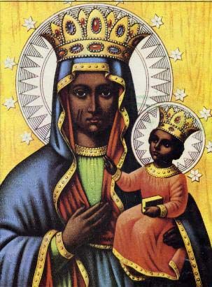 Madonna nera Ezili Dantor, Erzulie Freda, Our Lady Of Czestochowa, Haitian Art, Black Jesus, Child Jesus, The Virgin Mary, Goddess Of Love, Madonna And Child