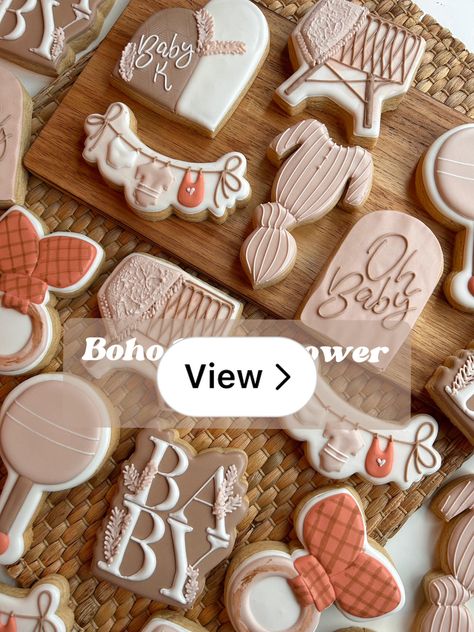 Lemon8 · Boho baby shower cookies · @Teeny & Biggs Boho Baby Shower Cookies, Shower Cookies, Baby Cookies, Boho Girl, Baby Shower Cookies, Boho Baby Shower, Neutral Baby Shower, Boho Baby, Baby Shower Themes