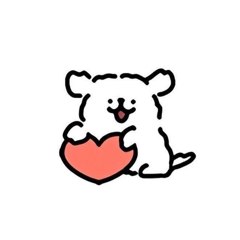 Puppy Tattoo, Simple Character, Dog Line, Dog Icon, Cute Animal Illustration, 강�아지 그림, Pet Boutique, Maltese Dogs, Emoji Wallpaper