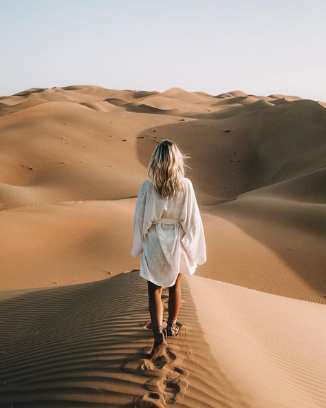 On my journey to happiness..🦋 #namibia #desert #sossusvlei Desert Photoshoot Ideas, Sand Dunes Photoshoot, Desert Outfit, Dubai Safari, Desert Photoshoot, Desert Photography, Jordan Travel, Dubai Desert, Egypt Travel