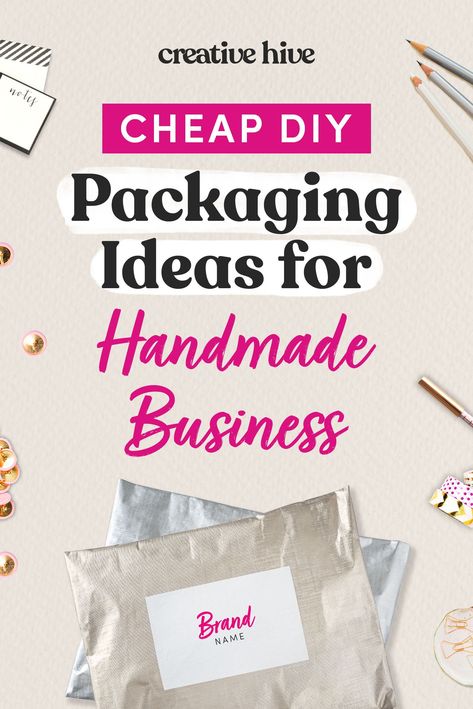 Craft Business Packaging Ideas, Low Budget Packaging Ideas, How To Package Your Product Ideas, Handmade Business Packaging, Diy Freebies Ideas For Small Business, Inexpensive Packaging Ideas, Packaging Diy Handmade, Aesthetic Shipping Packaging, Diy Branding Packaging