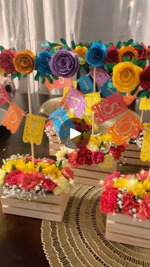 111K views · 9.9K reactions |  | Alejandrina Valverde | Global Genius · Happy Birthday Mariachi Diy Fiesta Party Decorations, Mexican Party Centerpiece Ideas, Mexican Centerpiece Ideas, Fiesta Party Centerpieces, Mexican Centerpiece, Fiesta Birthday Party, Fiesta Party Decorations, Mom Party, Fiesta Birthday