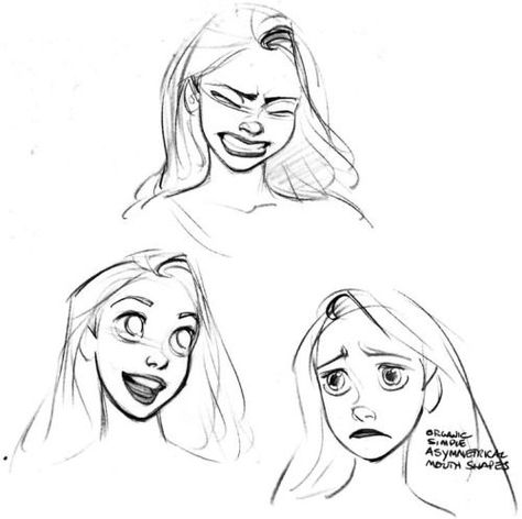 Mouth Cartoon, Character Sketching, Concept Art Landscape, Disney Doodles, Glen Keane, Different Expressions, Character Design Cartoon, Animation Disney, Animation Sketches