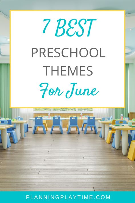 Best June Themes for Preschool - Planning Playtime May Preschool Themes, Preschool Summer Themes, Themes For School, Themes For Preschool, Transportation Songs, June Themes, Summer Preschool Themes, Transportation Worksheet, All About Me Activities