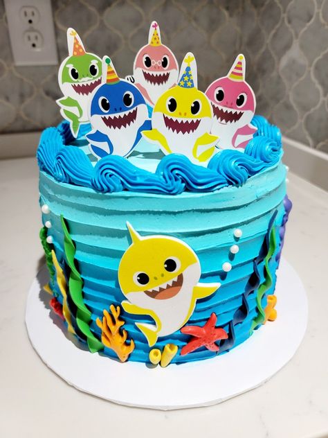 Baby Shark Smash Cake Boy, Birthday Cake 5 Boy, Baby Shark Torte, Baby Shark Birthday Cake Boy, Baby Shark 2nd Birthday Cake, Baby Shark Birthday Party Boy Cake, Baby Shark Birthday Party Boy Decoration, Baby Shark Cake Girl, Baby Shark Cake Boy