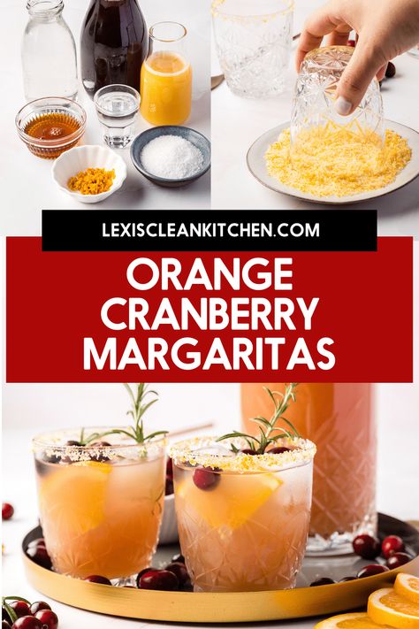 This Cranberry Orange Margarita is perfect for your next party! This holiday cocktail is made up of freshly squeezed orange juice, tart cranberry juice, tequila, and a dash of maple syrup. Cranberry Orange Margarita, Cranberry Margaritas, 2023 Meals, Lime Margarita Recipe, Orange Margarita, Cranberry Margarita, Cranberry Juice Cocktail, Lime Margarita, Cranberry Cocktail