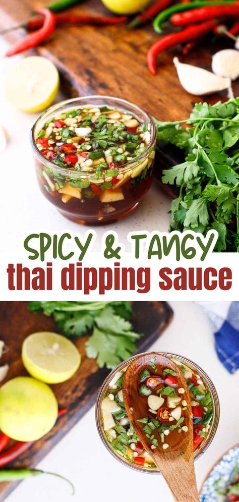 Prik Nam Pla (Thai Dipping Sauce) - CookinUpLife