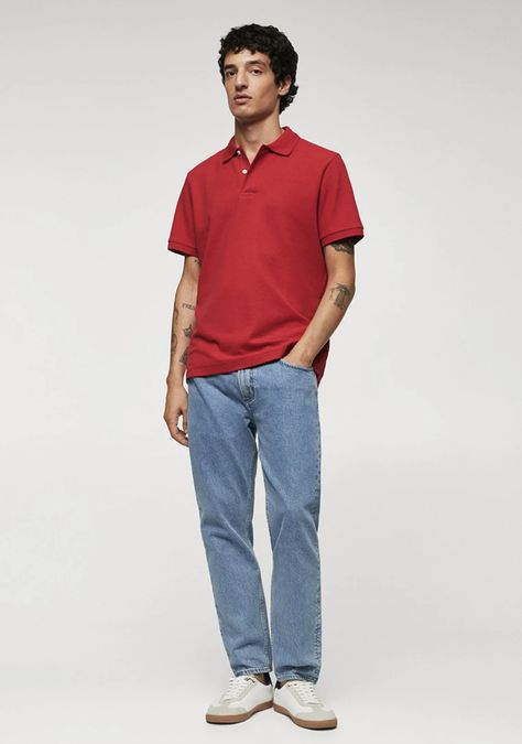 Red Polo Shirt Outfit Men, Red Polo Shirt Outfit, Polo Shirt Outfit Men, Polo Shirt Outfits, Polo Outfit, Shirt Outfit Men, Red Polo Shirt, Red Polo, Stylish Men Casual