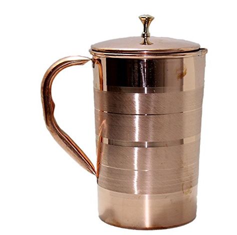 The Deal is going on for 7 hr Pure Copper Water Jug | Copper Pitcher for Ayurveda Healt...  https://www.amazon.in/dp/B071G5JRGV/ref=cm_sw_r_pi_dp_x_dL6NzbVD4YV86 Copper Tumblers, Copper Pitcher, Storing Water, Copper Jug, Copper Utensils, Copper Vessel, Trace Minerals, Copper Pots, Water Pitchers