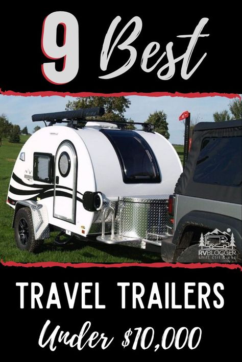 Small Camper Trailers With Bathroom, Small Rv Camping, Small Rv Campers, Used Camping Trailers, Mini Campers, Best Travel Trailers, Used Campers, Travel Trailer Living, Small Camper Trailers