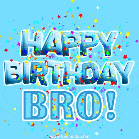 Happy Birthday Brother GIFs - Download on Funimada.com Happy Birthday Brother From Sister, Happy Birthday Brother Funny, Brother Birthday Wishes, Happy Birthday Big Brother, Birthday Brother Funny, Happy Birthday Bro, Brother Images, Happy Birthday Nephew, Birthday Brother