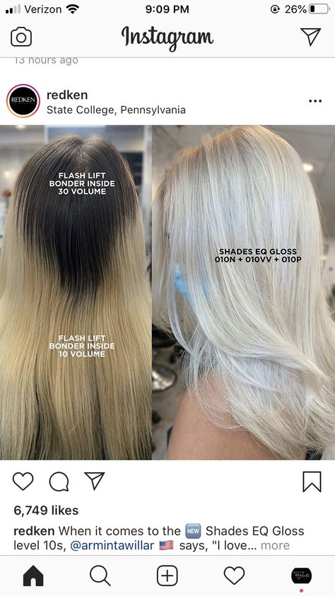 Beautiful Short Haircuts, Toner For Blonde Hair, Blonde Toner, Redken Hair Color, Silver Blonde Hair, Icy Blonde Hair, Colored Hair Tips, Women Hairstyles Long, Redken Hair Products