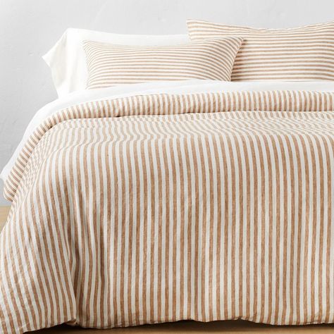 Striped Duvet, Buy Linen, Linen Duvet, Patterned Sheets, Warm Brown, Queen Duvet, Duvet Sets, Quilt Sets, Duvet Insert