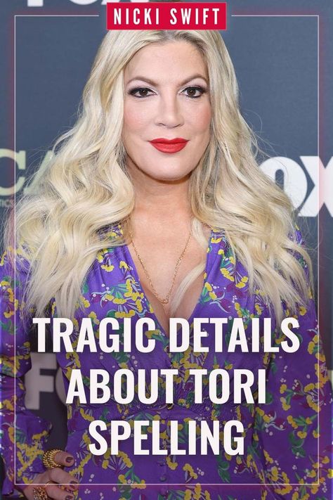 At the age of 16, Tori Spelling shot into the limelight as Donna Martin on "Beverly Hills, 90210," a teen soap that was produced by her father. #torispelling #celebritysecrets #celebrities #tragic Tori Spelling, Teen Celebrities, Beverly Hills 90210, A Teen, The Age, Beverly Hills, Swift, Celebrities