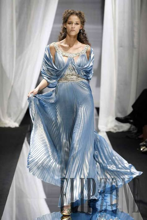 Zuhair Murad Fall-winter 2007-2008 - Couture Summer Court, Fancy Attire, High Fashion Dresses, Fantasy Outfits, Fantasy Dresses, Fantasy Gowns, Fantasy Dress, Zuhair Murad, Greek Goddess