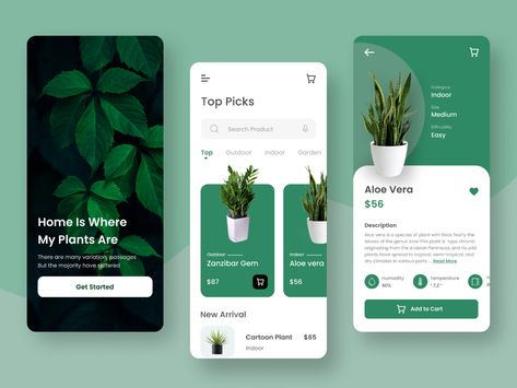 Plant Social Media Design, Plant App Design, Garden App, App Design Trends, Plant Identification App, Plant App, Ui Design Trends, Beauty App, Social Media Advertising Design