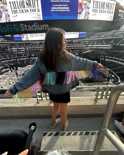 Eras Tour Jacket, Taylor Swift In Concert, Eras Outfit, Sofi Stadium, Taylor Swift Eras Tour, Taylor Swift Eras, Taylor Swift Concert, Taylor Swift Style, Eras Tour