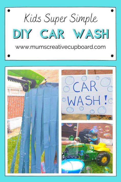 Car Wash Activity, Car Wash For Kids, Water Play Station, Imaginative Play Ideas, Kid Car Wash, Kids Water Play, Diy Car Wash, Preschool Outdoor Activities, Water Play For Kids