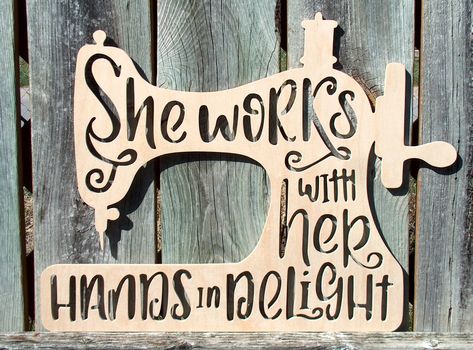 This is always one of my most favorite signs to make! Can I make you one, too? :) #etsy Quilting Room Decor, Quilt Sign https://etsy.me/2GbgS2d #housewares #homedecor #birthday #craft #countryfarmhouse #quiltingroomdecor #quiltersign #quiltergift #sewinggift Quilter Gifts, Sewing Room Decor, Quilting Room, Beginner Sewing Projects Easy, Craft Rooms, Leftover Fabric, Sewing Rooms, Sewing Projects For Beginners, Love Sewing