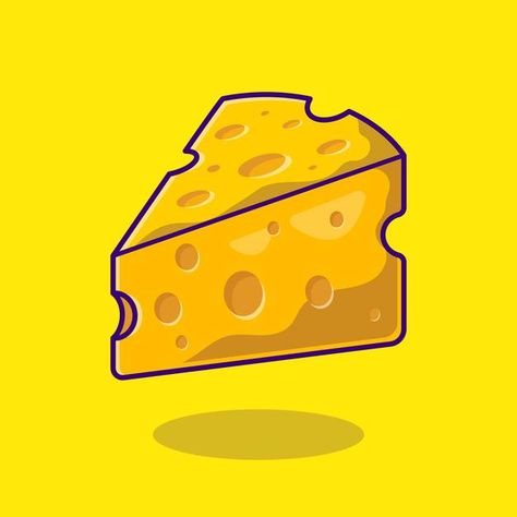 Cheese Cartoon Cute, Cheese Logo, Cheese Illustration, Cheese Cartoon, Cheese Drawing, Emote Ideas, Organic Food Logo, Cartoon Kitchen, Magazine Cover Ideas