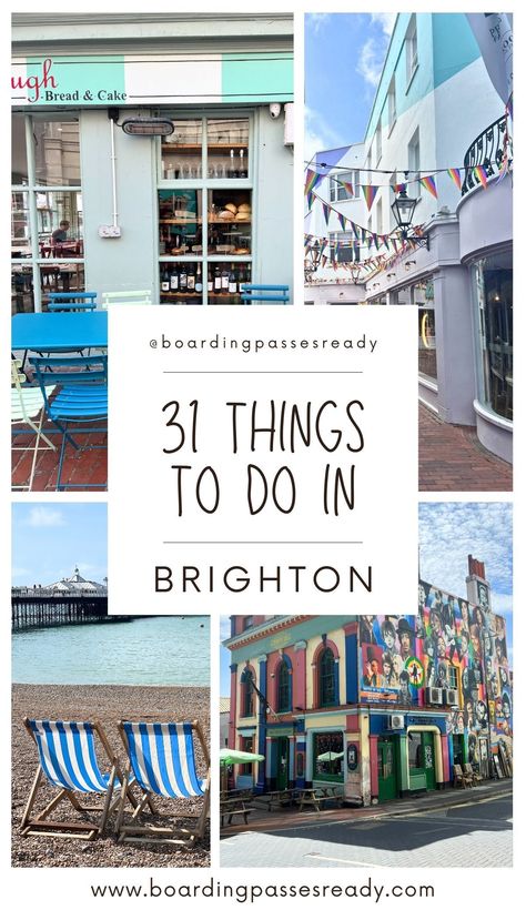 Discover Brighton's Best Kept Secrets! 🎡🌊Unlock the ultimate Brighton adventure with our comprehensive guide, "31 Things to Do in Brighton: The Ultimate Guide for First Time Visitors." From the iconic Brighton Pier to hidden gems off the beaten path, we've curated the essential checklist for every traveler. What To Do In Brighton Uk, Things To Do In Brighton Uk, Brighton Things To Do, Brighton England Aesthetic, Brighton Beach Uk, Brighton Aesthetic, Uk Roadtrip, Things To Do In Brighton, Brighton Marina