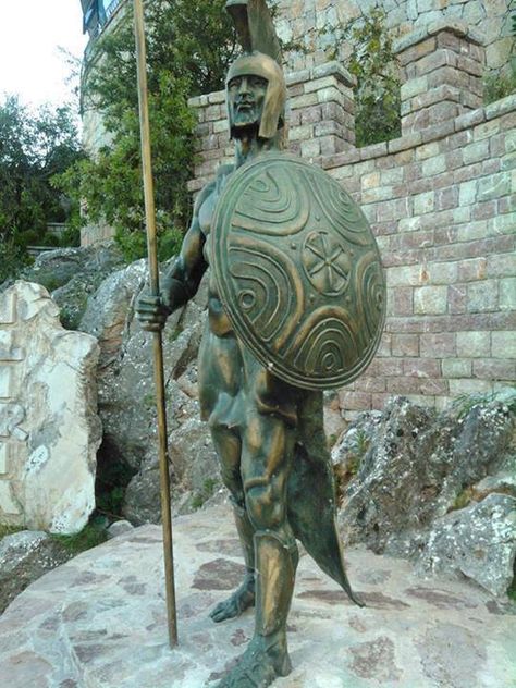 Bronze statue of an Illyrian Warrior, Shkoder, Albania Ancient Illyria, Illyrian Warrior, Albanian History, Shkoder Albania, European Tribes, Spartan Tattoo, Republic Of Macedonia, Albanian Culture, Balkan Peninsula