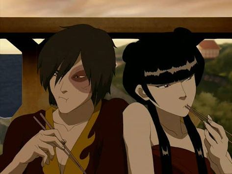 Zuko And Mai, Mai And Zuko, Zuko Avatar, Suki Avatar, The Last Airbender Characters, Avatar Ang, Zuko And Katara, Avatar Legend Of Aang, Avatar: The Last Airbender