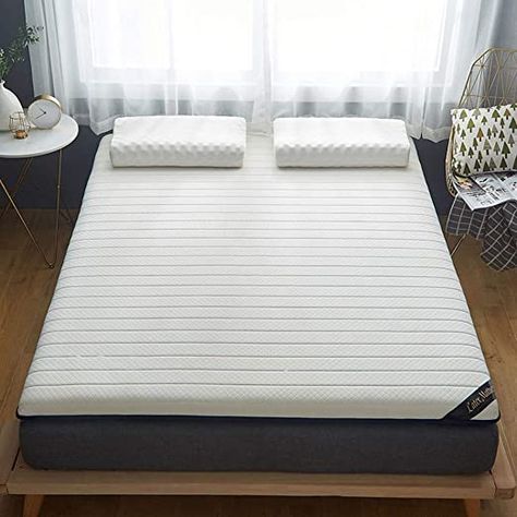 100% Natural Latex Mattress,Breathable Super Soft Foldable Tatami Mattress for Single Double Guest Bedroom Kids Room White King:180x200cm Bedroom Futon, Tatami Mattress, Best Futon, Double Bunk, Natural Latex Mattress, Sleep Mattress, Natural Mattress, Latex Mattress, White King