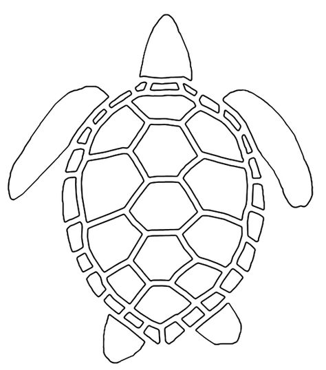 Sea-Turtle-stencil.gif (513×583) Turtle Stencil Printable, Mosaic Animal Patterns Templates, Tattoos Printable, Turtle Stencil, Turtle Outline, Outline Stencil, Free Mosaic Patterns, Stencil Drawing, Easy Mosaic