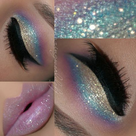 “I'm always trying to find opportunities to use glitter in my looks...I just can't stay away from it So... #carnival & #fasching it is this time …”  @theamazingworldofj   ♡♥♡♥♡♥ Carnaval Make-up, Make Up Mata, Drag Make-up, Unicorn Makeup, Beauty Make-up, Fairy Makeup, Rose Blue, Fantasy Makeup, Glitter Makeup