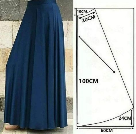 Long Skirt Pattern Sewing, Skirt Patterns Sewing Free, Long Skirt Pattern, Latest Dress Design, Sewing Projects Clothes, Sewing Clothes Women, Dress Patterns Free, Pattern Dress Women, Sewing Crafts Tutorials