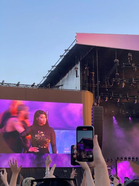 Wireless Concert, Nicki Concert, Nicki Minaj Concert, Sza Aesthetic, Wireless Festival, Chris Brown Wallpaper, Female Goat, Concert Pictures, 2024 Moodboard