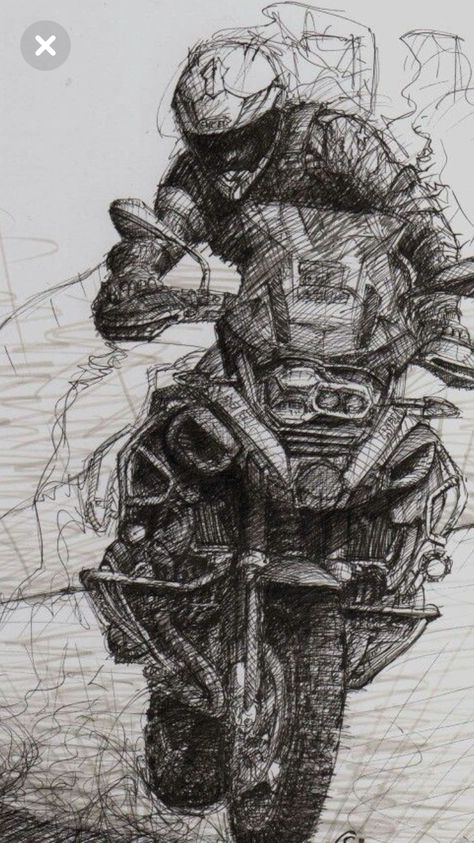 R1200 gs Motorcycle Tattoo, A Drawing, Bmw, Paintings, Black And White, White, Black