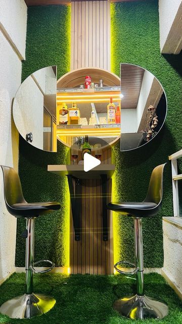 THE URBAN INTERIOR COMPANY on Instagram: "Bar unit for open balcony #theurbaninteriorcompany #tuic #bar #barcounter #balconydecor #balconydesign #luxury #luxuryhome #punecity #punekar #punecity" Bar Unit In Living Room, Open Balcony, House With Balcony, Bar Unit, Balcony Bar, Home Bar Design, Urban Interiors, Interior Desig, Small Balcony Ideas