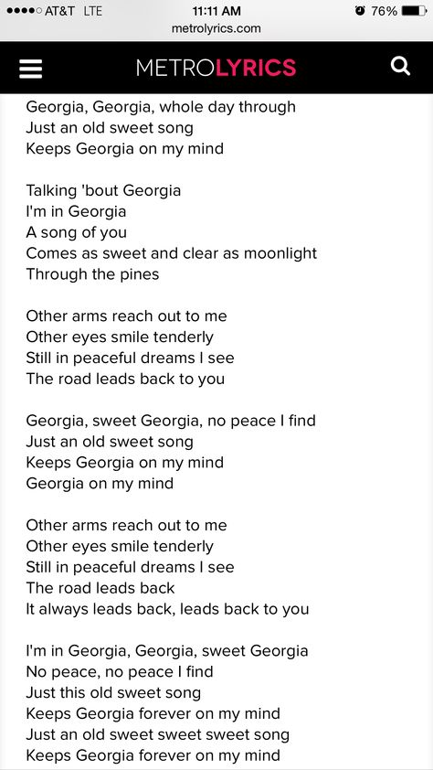 Georgia on my mind lyrics.. Hoagy Carmichael, Georgia On My Mind, Lyrics And Chords, Ray Charles, On My Mind, My Mind, Bollywood Actress, Song Lyrics, Piano