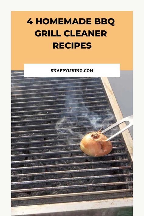 [object Object] Clean Gas Grill, Homemade Grill, Grill Cleaner, How To Clean Bbq, Grease Cleaner, Grill Brush, Cleaner Recipes, Homemade Bbq, Clean Grill