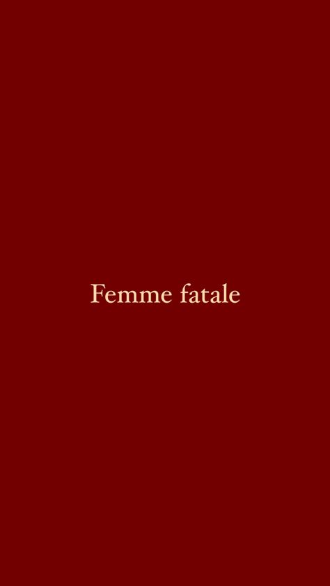 Femme Fatale Aesthetic, Red Wallpapers, Red Aesthetics, Black And White Photo Wall, Cherry Baby, Nail Art Instagram, Story Quotes, Vision Board Inspiration, French Words