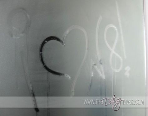 Steamy Notes - write a note on a steamed up shower, mirror or fogged up car window =) Mirror Messages For Him, Shower Mirror, Hidden Messages, The Dating Divas, Messages For Him, Valentine Anniversary, Cute Messages, Secret Messages, Love Signs