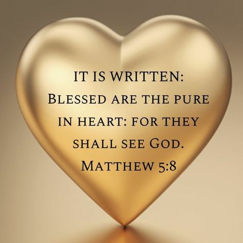 Vertrouw Op God, It Is Written, Pure Heart, Ayat Alkitab, Biblical Verses, Golden Heart, Prayer Scriptures, Inspirational Bible Quotes, Faith Prayer