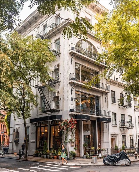 New York City on Instagram: “Corners of the west village. 📸 @guillaumemiceli” West Village Nyc, Apartments Exterior, Home Nyc, Nyc Summer, New York Pictures, Nyc Aesthetic, New York Aesthetic, Ny City, Luxury Boutique Hotel