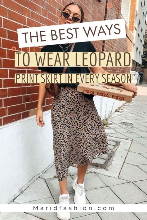 Styling Animal Print Skirt, Leopard Print Skirt Outfit Fall, Styling A Leopard Print Skirt, Leopard Print Skirt Outfit Work, Leopard Print Skirt Outfit Casual, Leopard Print Skirts, Leopard Print Skirt Outfits, Leopard Print Skirt Outfit Summer, Leopard Pencil Skirt Outfit