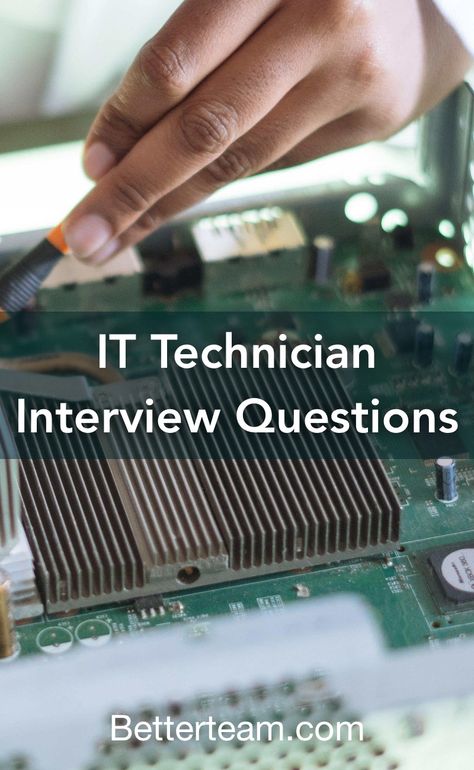 Top 5 IT Technician interview questions with detailed tips for both hiring managers and candidates. Computer Repair Business, Good Customer Service Skills, Electronic Technician, Job Description Template, Computer Science Degree, Interpersonal Skills, Computer Repair, Computer Network, Job Board